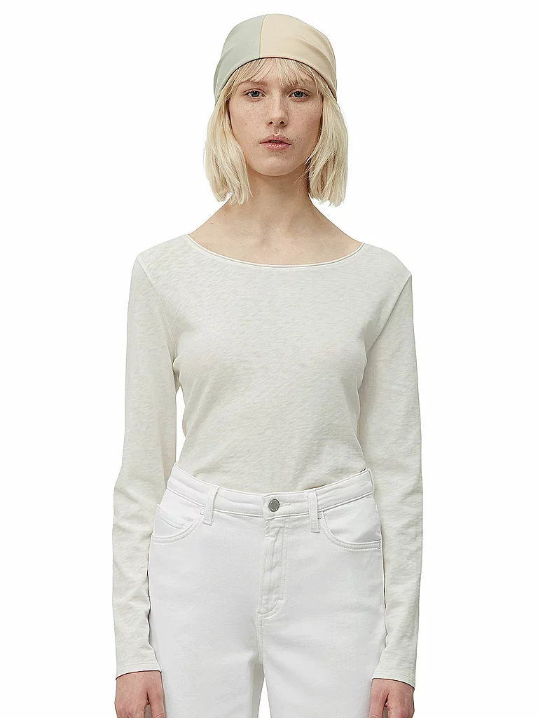 Marc O' Polo Langarmshirt  weiss   L damen 4